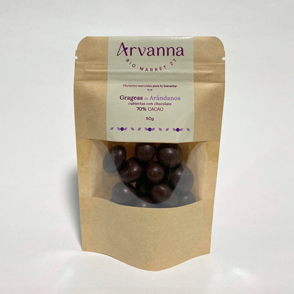 Grageas de arándanos 70% Cacao (50g/120g) Arvanna