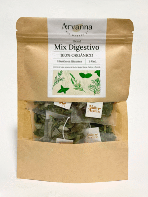 MIX-DIGES Infusión Mix Digestivo Orgánico 8 unid Arvanna