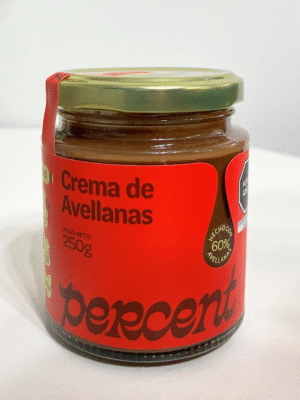 PERCENT-FRONT Crema 60% Avellanas 250g Percent