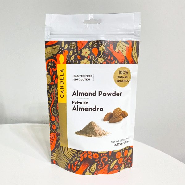 HARINA-ALMENDRA-CANDELA-ARVANNA-BACK Almendra en Polvo 100% Orgánica 250g Candela