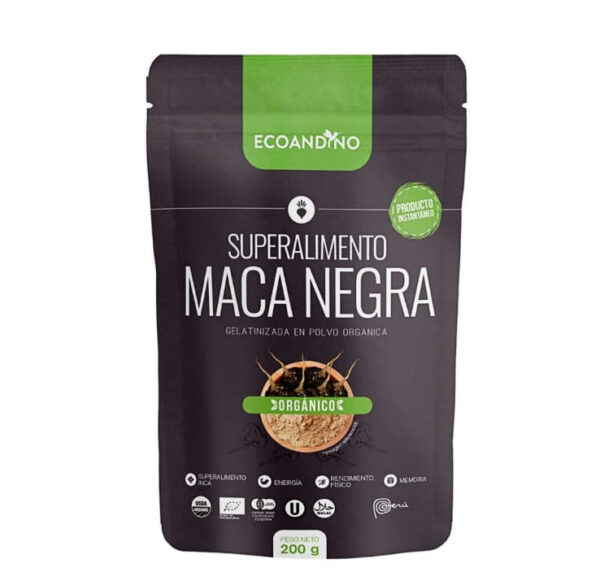 Maca Negra Gelatinizada en Polvo 200g Ecoandino