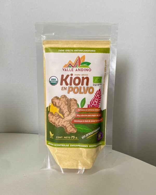 Kion en Polvo Orgánico, Valle Andino 75g