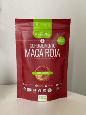 Maca Roja Gelatinizada en Polvo, 200g, Ecoandino