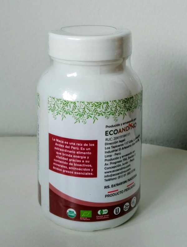 Triple Maca Ecoandino 100 Cápsulas