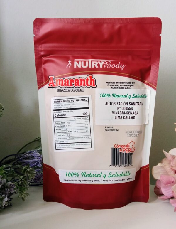 Kiwicha con Cacao, instantáneo, 250 g, Nutrybody